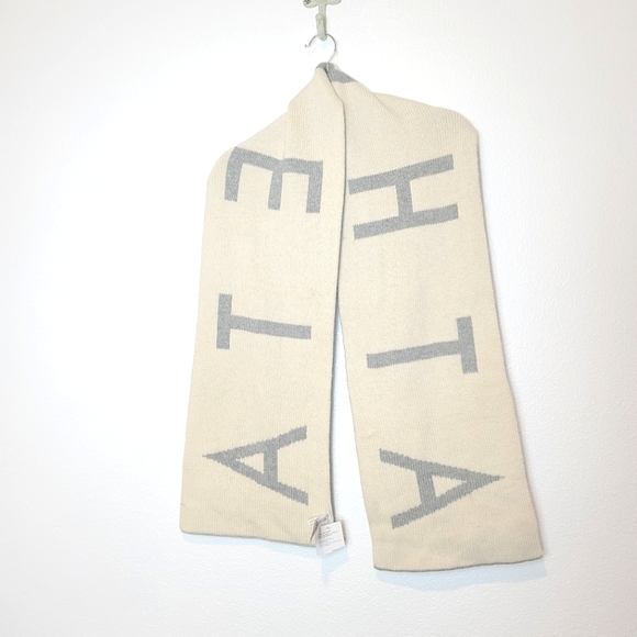 ATHLETA Daily Knit Cashmere Wool Blend Reversible Cozy Scarf - Picture 2 of 10